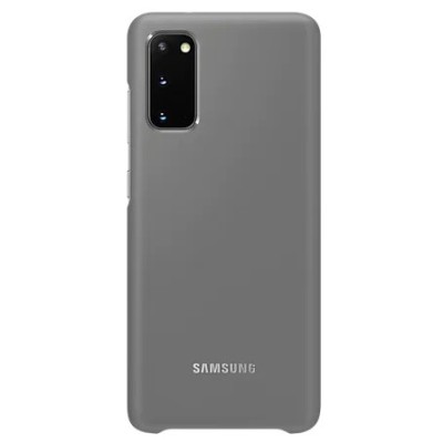 Samsung Galaxy S20 (G980) Smart Led Cover серый пластиковый чехол | Vacins.lv