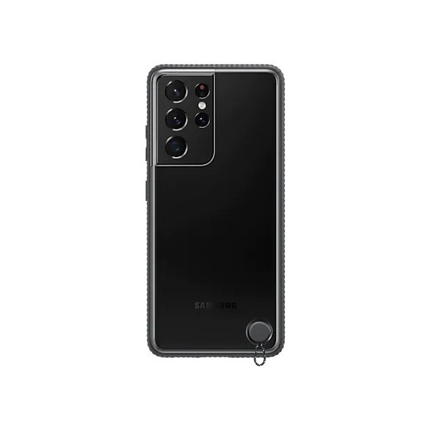 „Samsung“ Clear Protective Cover apvalks - pelēks (Galaxy S21 Ultra)