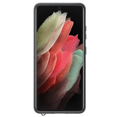 Samsung Galaxy S21 Ultra (G998B) „Samsung“ Clear Protective Cover cieta silikona TPU pelēks apvalks | Vacins.lv