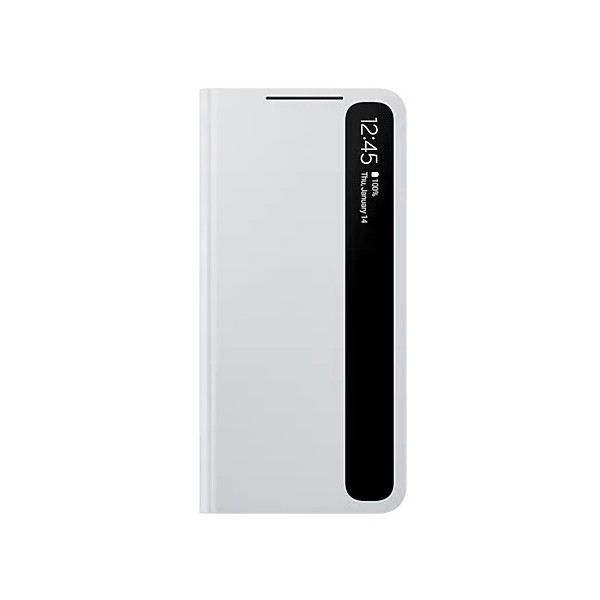 „Samsung“ Smart Clear View Cover чехол-книжка - светло-серый (Galaxy S21)
