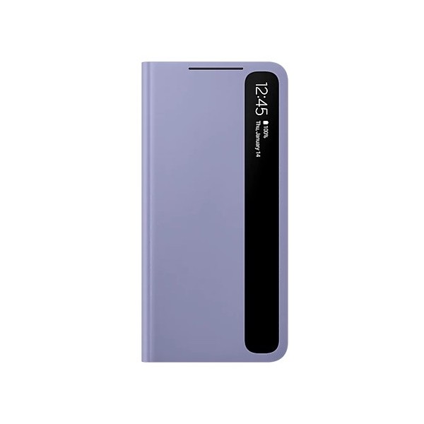 „Samsung“ Smart Clear View Cover atvērams maciņš - violeta (Galaxy S21)