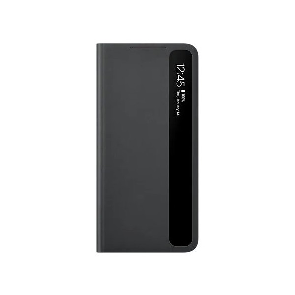 „Samsung“ Smart Clear View Cover atvērams maciņš - melns (Galaxy S21+)
