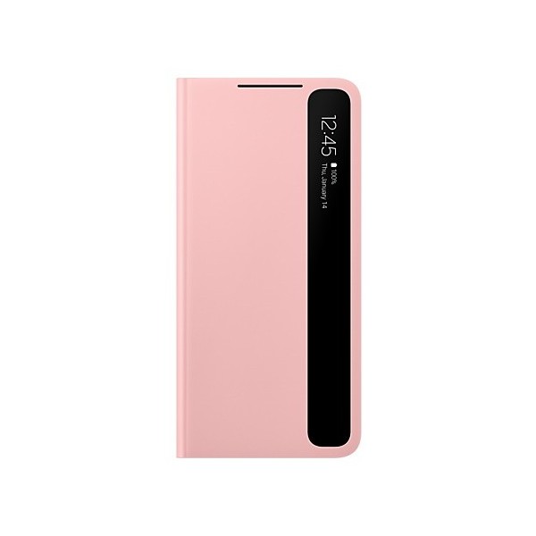 „Samsung“ Smart Clear View Cover чехол-книжка - розовый (Galaxy S21+)