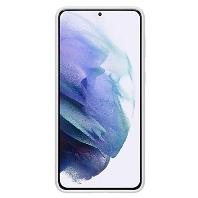Samsung Galaxy S21+ (G996B) „Samsung“ Silicone Cover твердый силиконовый чехол светло-серого цвета | Vacins.lv