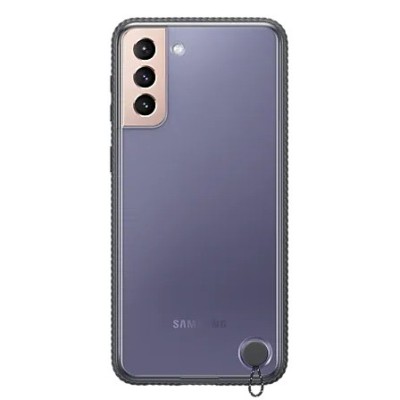 Samsung Galaxy S21+ (G996B) „Samsung“ Clear Protective Cover cieta silikona TPU pelēks apvalks | Vacins.lv