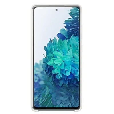 Samsung Galaxy S20 FE (Fan Edition) „Samsung“ Silicone Cover твердый силиконовый чехол белого цвета | Vacins.lv