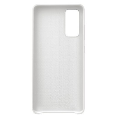 Samsung Galaxy S20 FE (Fan Edition) „Samsung“ Silicone Cover твердый силиконовый чехол белого цвета | Vacins.lv