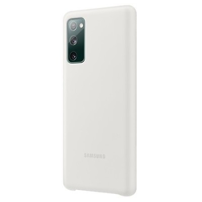 Samsung Galaxy S20 FE (Fan Edition) „Samsung“ Silicone Cover твердый силиконовый чехол белого цвета | Vacins.lv