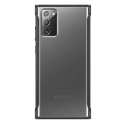 Samsung Galaxy Note 20 (N980F) „Samsung“ Clear Protective Cover cieta silikona TPU melns apvalks | vacins.lv