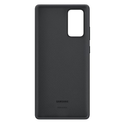 Samsung Galaxy Note 20 (N980F) „Samsung“ Silicone Cover твердый силиконовый чехол чёрного цвета | Vacins.lv
