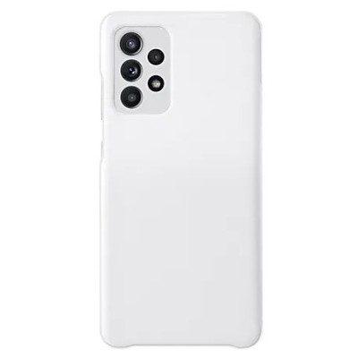 Samsung Galaxy A52 5G (A526B, A525F) oficiāls S View Wallet Cover atvērams balts maciņš (maks) | Vacins.lv