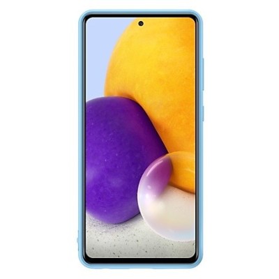 Samsung Galaxy A72 (A726B, A725F) „Samsung“ Silicone Cover твердый силиконовый чехол синего цвета | Vacins.lv