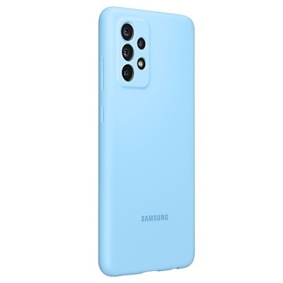 Samsung Galaxy A72 (A726B, A725F) „Samsung“ Silicone Cover твердый силиконовый чехол синего цвета | Vacins.lv