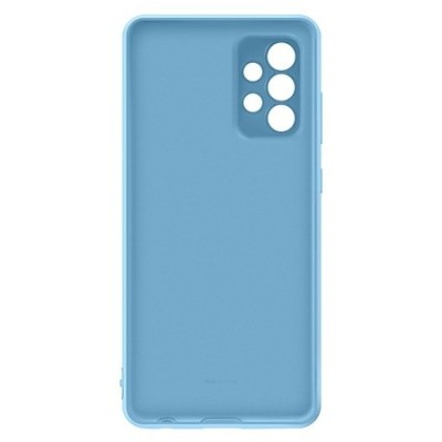 Samsung Galaxy A72 (A726B, A725F) „Samsung“ Silicone Cover твердый силиконовый чехол синего цвета | Vacins.lv