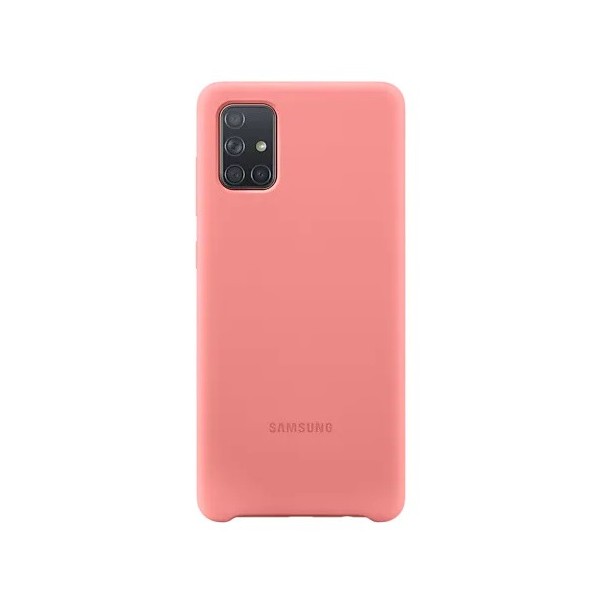 „Samsung“ Silicone Cover чехол - розовый (Galaxy A71)