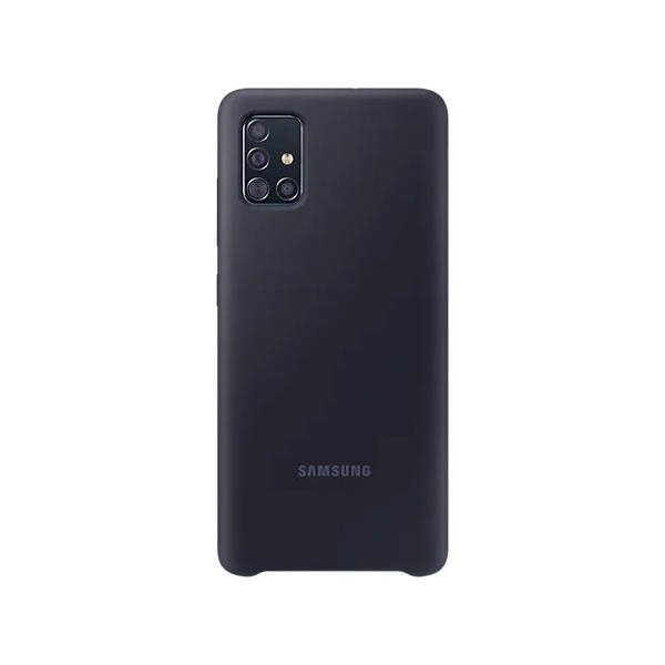 „Samsung“ Silicone Cover чехол - чёрный (Galaxy A51)