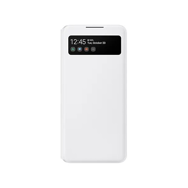 „Samsung“ S View Wallet Cover atvērams maciņš - balts (Galaxy A42 5G)