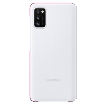 Samsung Galaxy A41 (A415F) оригинальный S View Wallet Cover открываемый белый кожаный чехол - книжка | Vacins.lv