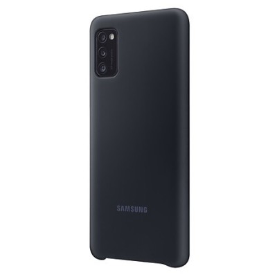 Samsung Galaxy A41 (A415F) „Samsung“ Silicone Cover твердый силиконовый чехол чёрного цвета | Vacins.lv