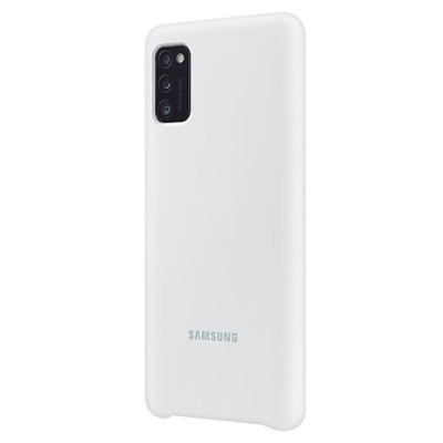 Samsung Galaxy A41 (A415F) „Samsung“ Silicone Cover твердый силиконовый чехол белого цвета | Vacins.lv
