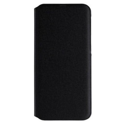Samsung Galaxy A40 (A405F) оригинальный Wallet Cover открываемый чёрный кожаный чехол - книжка | Vacins.lv