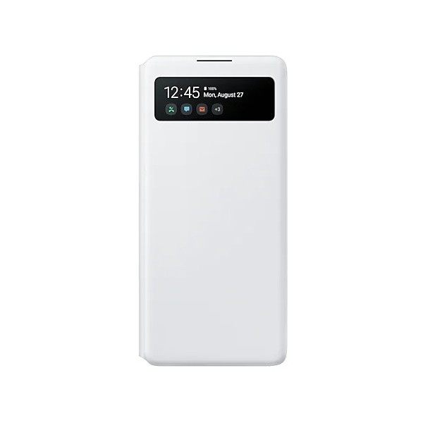 „Samsung“ S View Wallet Cover atvērams maciņš - balts (Galaxy S10 Lite)