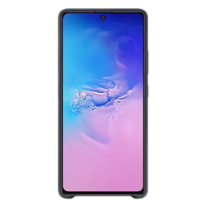 Samsung Galaxy S10 Lite (G970) „Samsung“ Silicone Cover cieta silikona TPU melns apvalks | vacins.lv