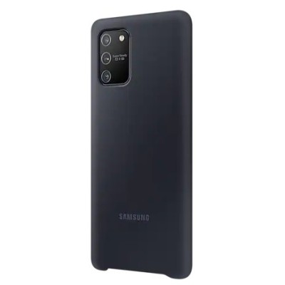 Samsung Galaxy S10 Lite (G970) „Samsung“ Silicone Cover cieta silikona TPU melns apvalks | vacins.lv