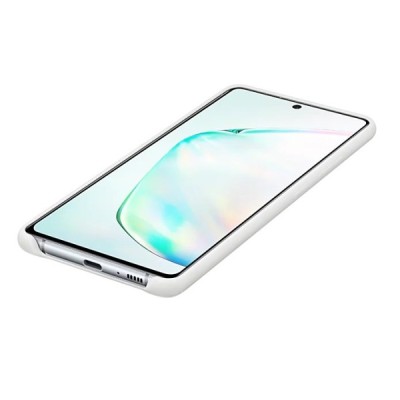 Samsung Galaxy S10 Lite (G970) „Samsung“ Silicone Cover cieta silikona TPU balts apvalks | vacins.lv