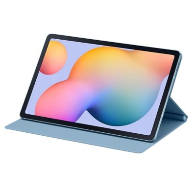 Оригинальный Samsung Galaxy Tab S6 Lite 10.4 (P615, P610, P613, P619) Book Cover EF-BP610 синий кожаный чехол-книжка | Vacins.lv