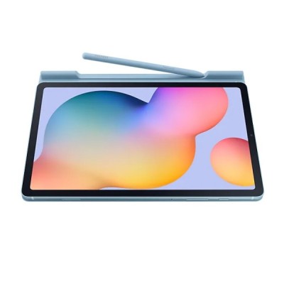 Оригинальный Samsung Galaxy Tab S6 Lite 10.4 (P615, P610, P613, P619) Book Cover EF-BP610 синий кожаный чехол-книжка | Vacins.lv