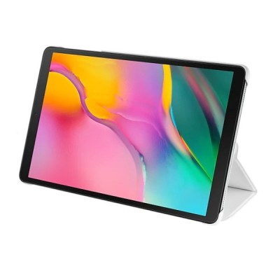 Оригинальный белый кожаный чехол-книжка для Samsung Galaxy Tab A 10.1 2019 (T515, T510) Book Cover EF-BT510 | Vacins.lv