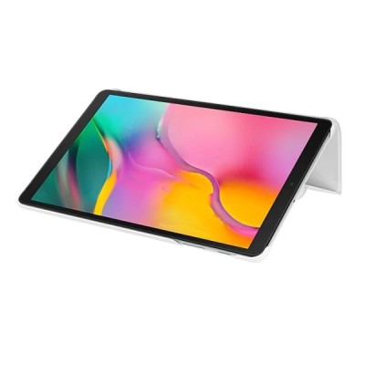 Оригинальный белый кожаный чехол-книжка для Samsung Galaxy Tab A 10.1 2019 (T515, T510) Book Cover EF-BT510 | Vacins.lv