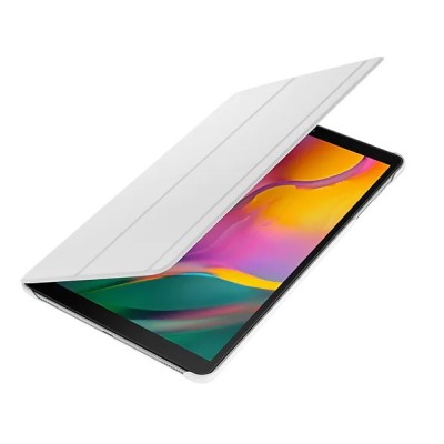 Оригинальный белый кожаный чехол-книжка для Samsung Galaxy Tab A 10.1 2019 (T515, T510) Book Cover EF-BT510 | Vacins.lv