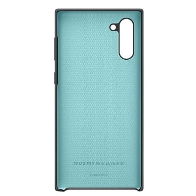 Samsung Galaxy Note 10 (N970F) „Samsung“ Silicone Cover твердый силиконовый чехол чёрного цвета | Vacins.lv