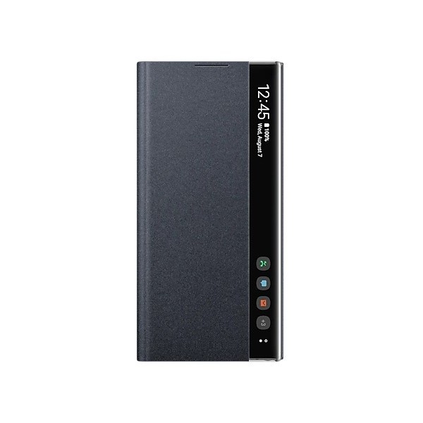 „Samsung“ Smart Clear View Cover atvērams maciņš - melns (Galaxy Note 10+)