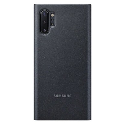Samsung Galaxy Note 10+ (N975F) oficiāls Smart Clear View Cover atvērams melns maciņš (maks) | Vacins.lv