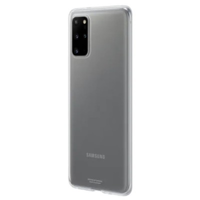 Samsung Galaxy S20+ (G985, G986) „Samsung“ Silicone Cover твердый силиконовый чехол прозрачный | Vacins.lv