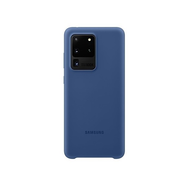 „Samsung“ Silicone Cover apvalks - tumši zils (Galaxy S20 Ultra)