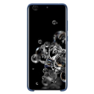 Samsung Galaxy S20 Ultra (G988) „Samsung“ Silicone Cover cieta silikona TPU tumši zils apvalks | vacins.lv