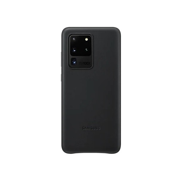 „Samsung“ Leather Cover чехол - чёрный (Galaxy S20 Ultra)