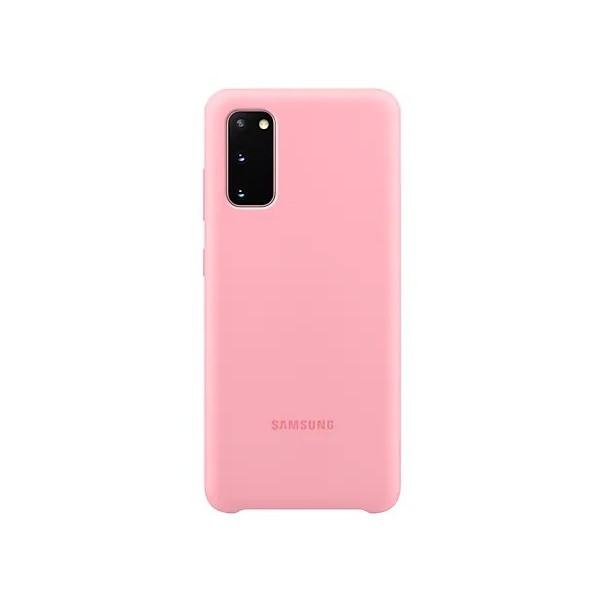 „Samsung“ Silicone Cover apvalks - rozs (Galaxy S20)