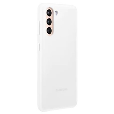 Samsung Galaxy S21 (G991B) Smart Led Cover белый пластиковый чехол | Vacins.lv