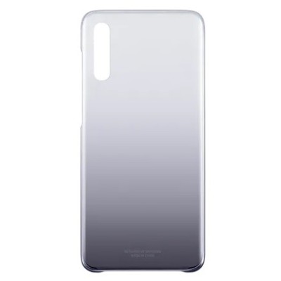 Samsung Galaxy A70 (A705F) „Samsung“ Gradation Cover твердый силиконовый чехол чёрного цвета | Vacins.lv