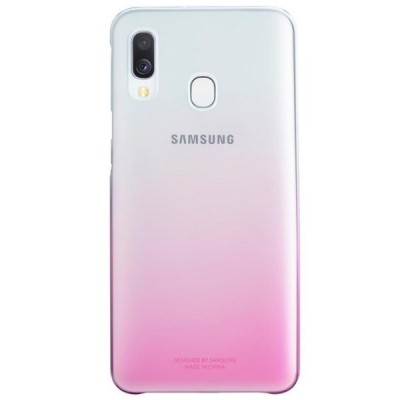 Samsung Galaxy A40 (A405F) „Samsung“ Gradation Cover твердый силиконовый чехол розового цвета | Vacins.lv
