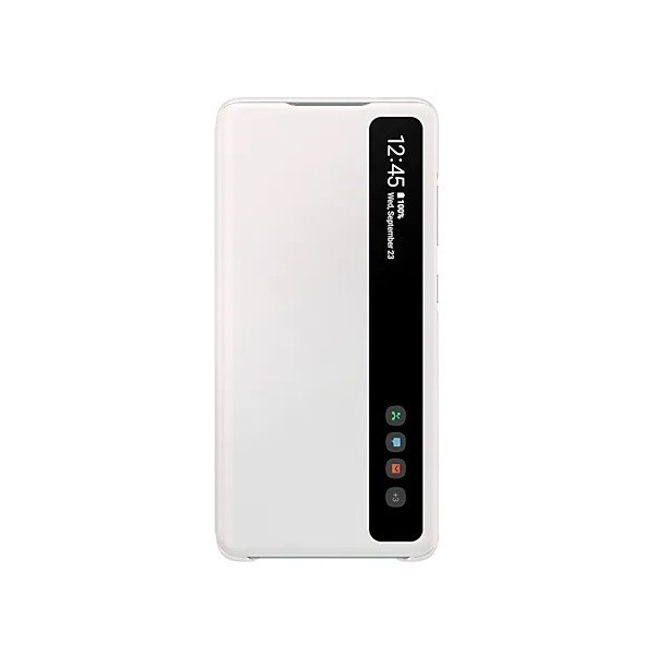 „Samsung“ Smart Clear View Cover чехол-книжка - белый (Galaxy S20 FE)