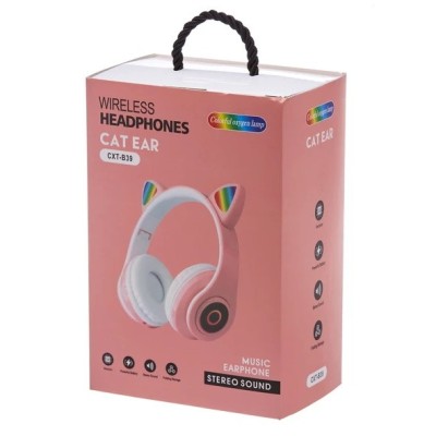 „Cat Ear“ Wireless bezvadu melnā austiņas (brīvroku ierīce) | Vacins.lv