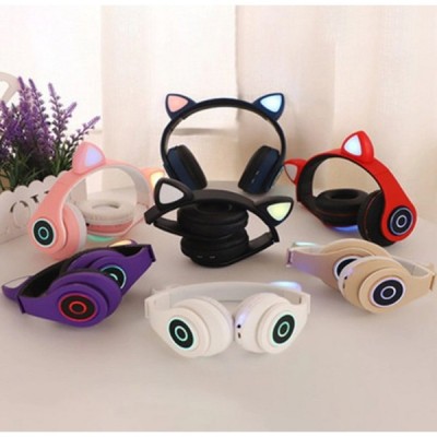 „Cat Ear“ Wireless bezvadu melnā austiņas (brīvroku ierīce) | Vacins.lv