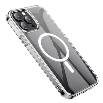 Hoco MagSafe Light Apple iPhone 13 Pro Max dzidrs caurspīdīgs silikona (TPU) apvalks | Vacins.lv