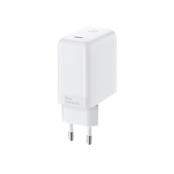 „OnePlus“ Warp Charge 65 Power tīkla lādētājs - balts